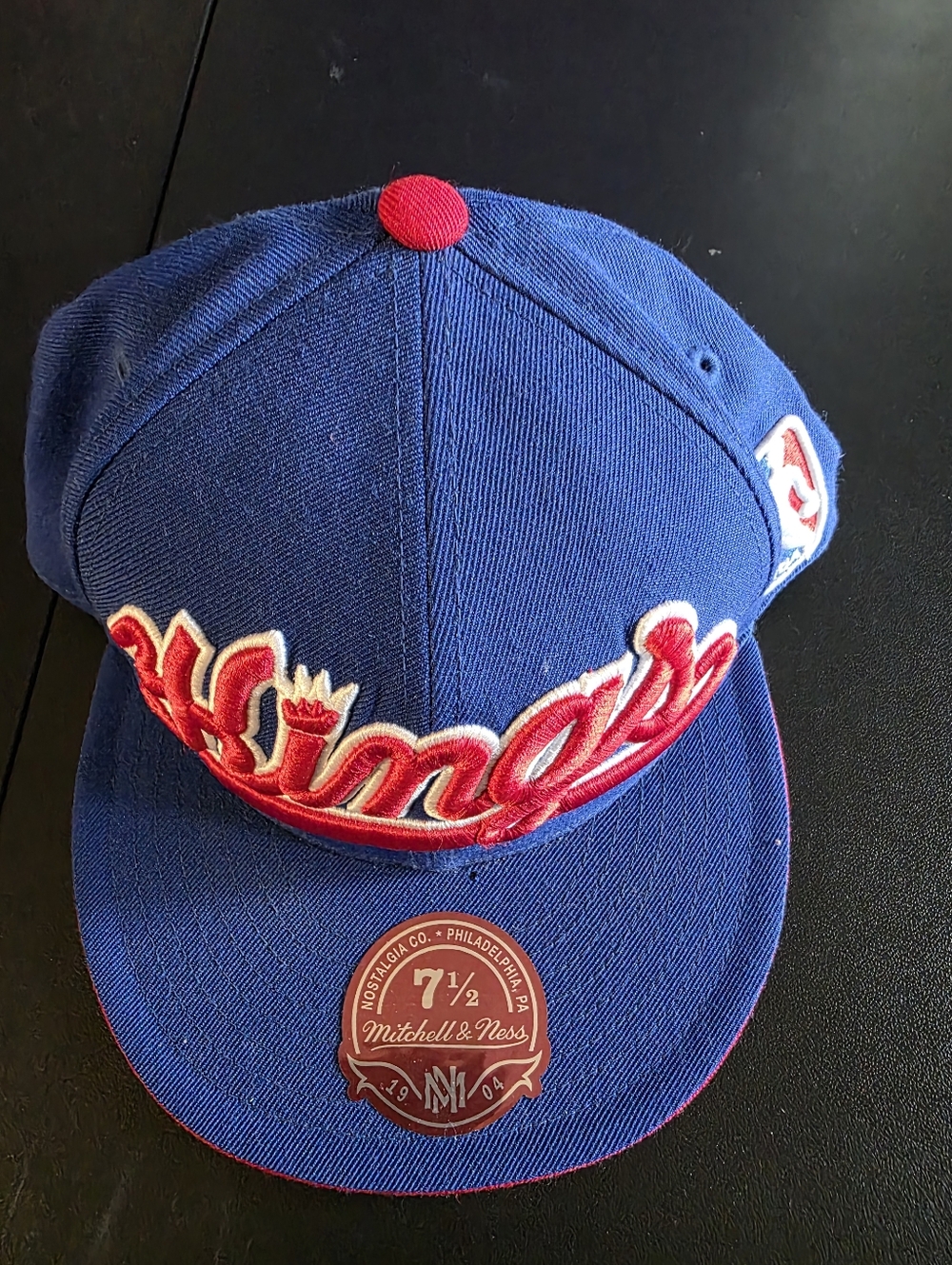 VTG STYLE Mitchell & Ness Sacramento Kings Hat Hardwood Classics Fitted 7 1/2